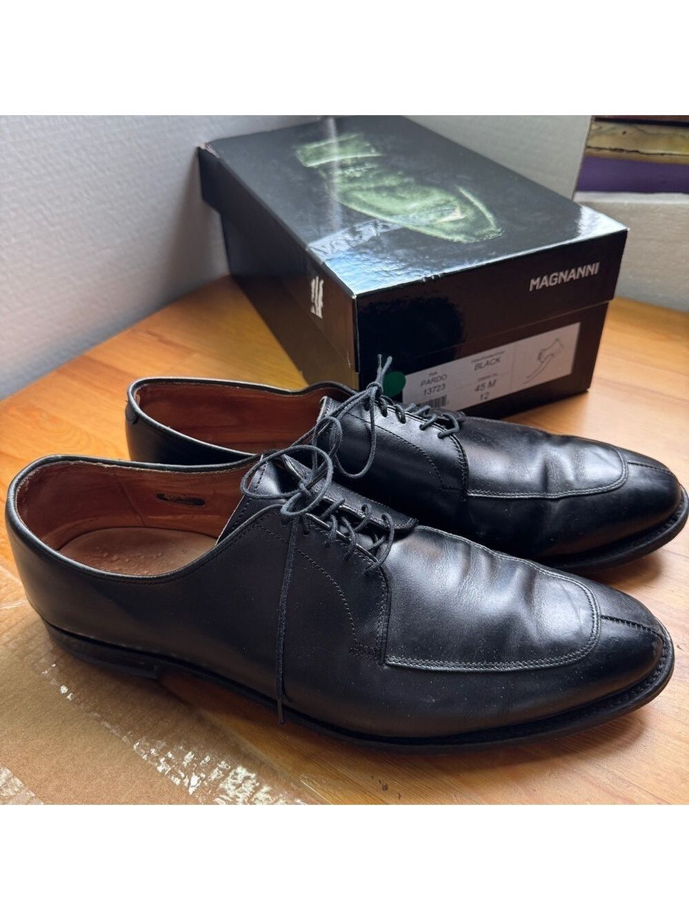 Allen Edmonds black dress shoes size 12 D